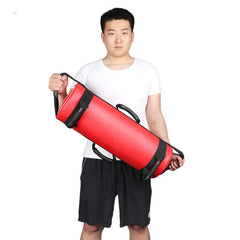 Vellmara 10kg red fitness energy pack used for physical fitness training and weight-bearing exercises.